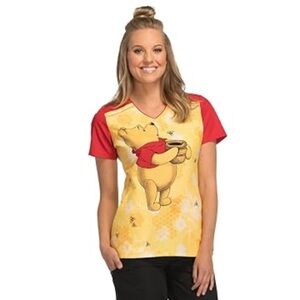 Disney Red and Yellow Winnie the Pooh Top